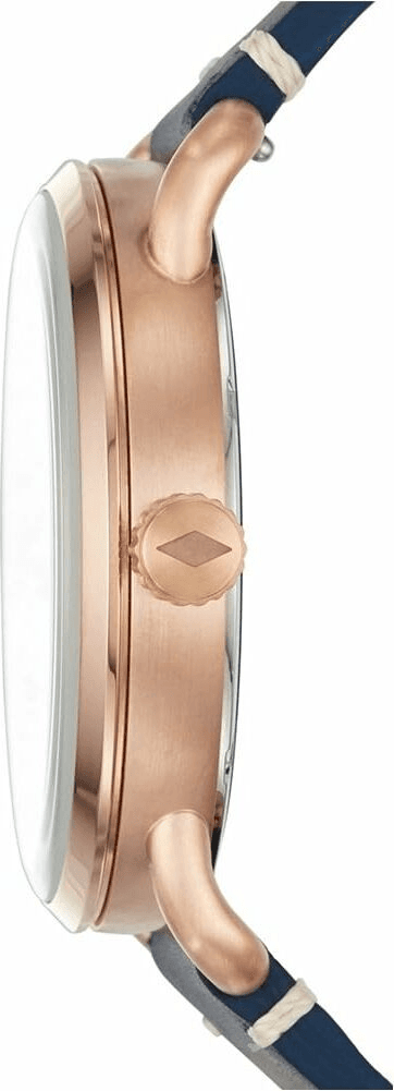 Profil de la montre Fossil FS5274, boîtier or rose