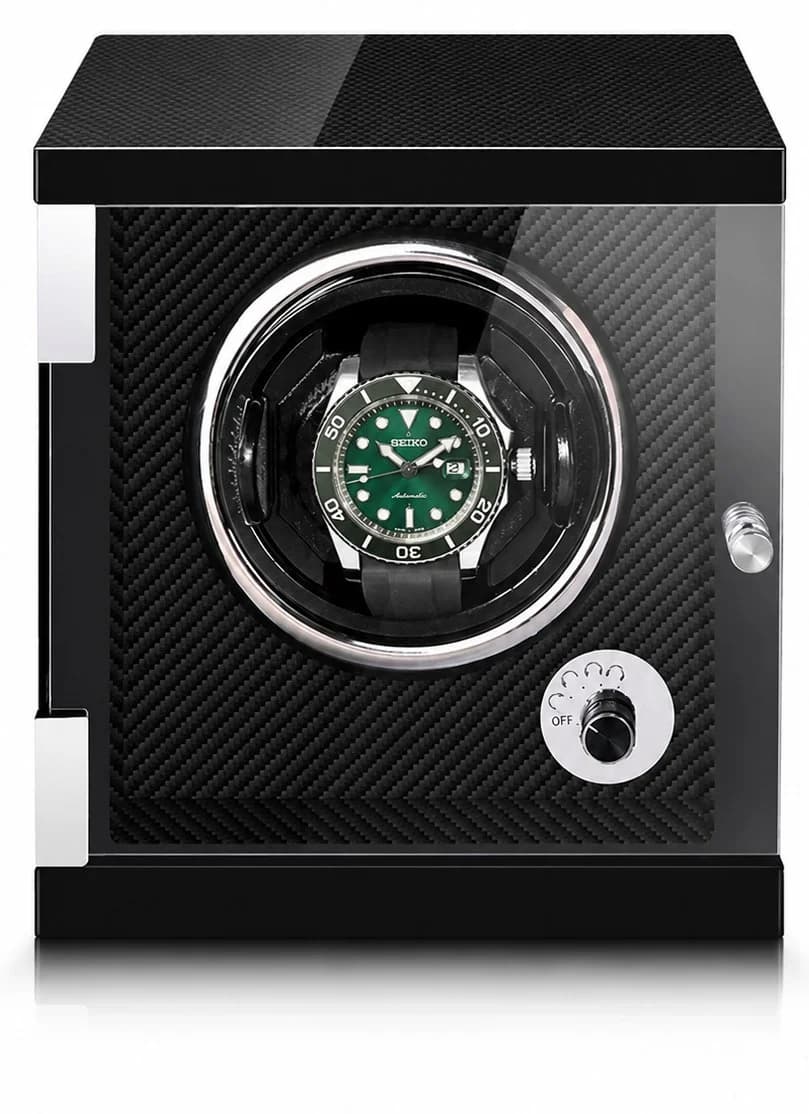 Montre Gasmann 260520-31, noir laqué fibre de carbone, 1 montre