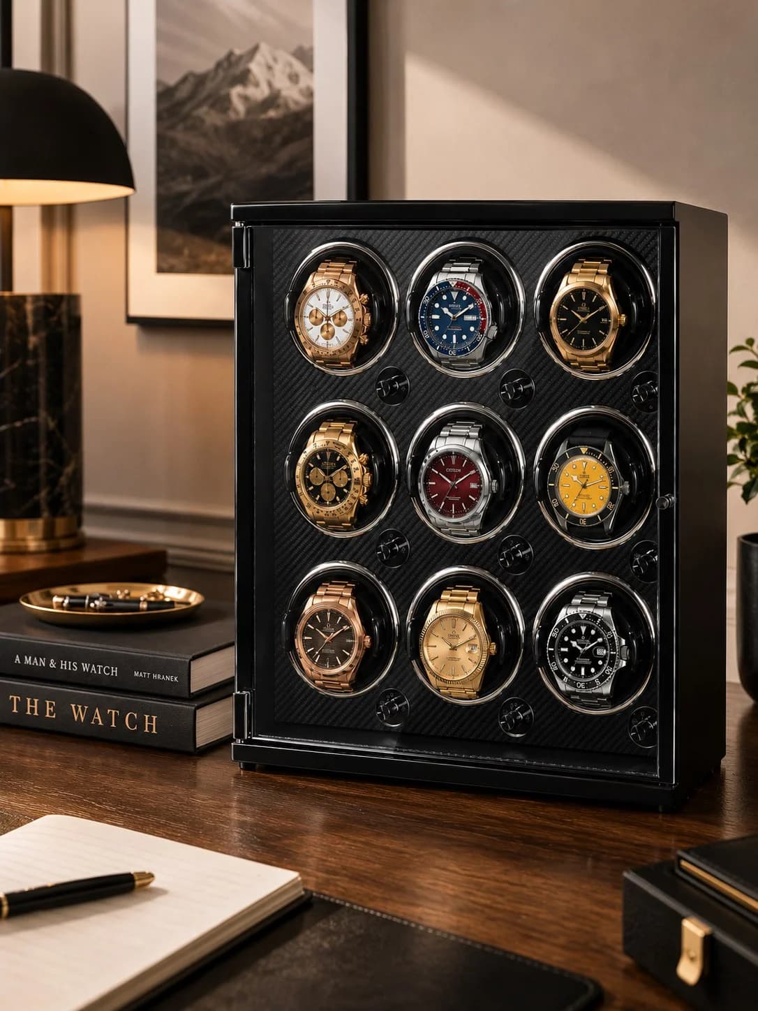 Profil de la montre Gasmann 260520-35, boîtier noir