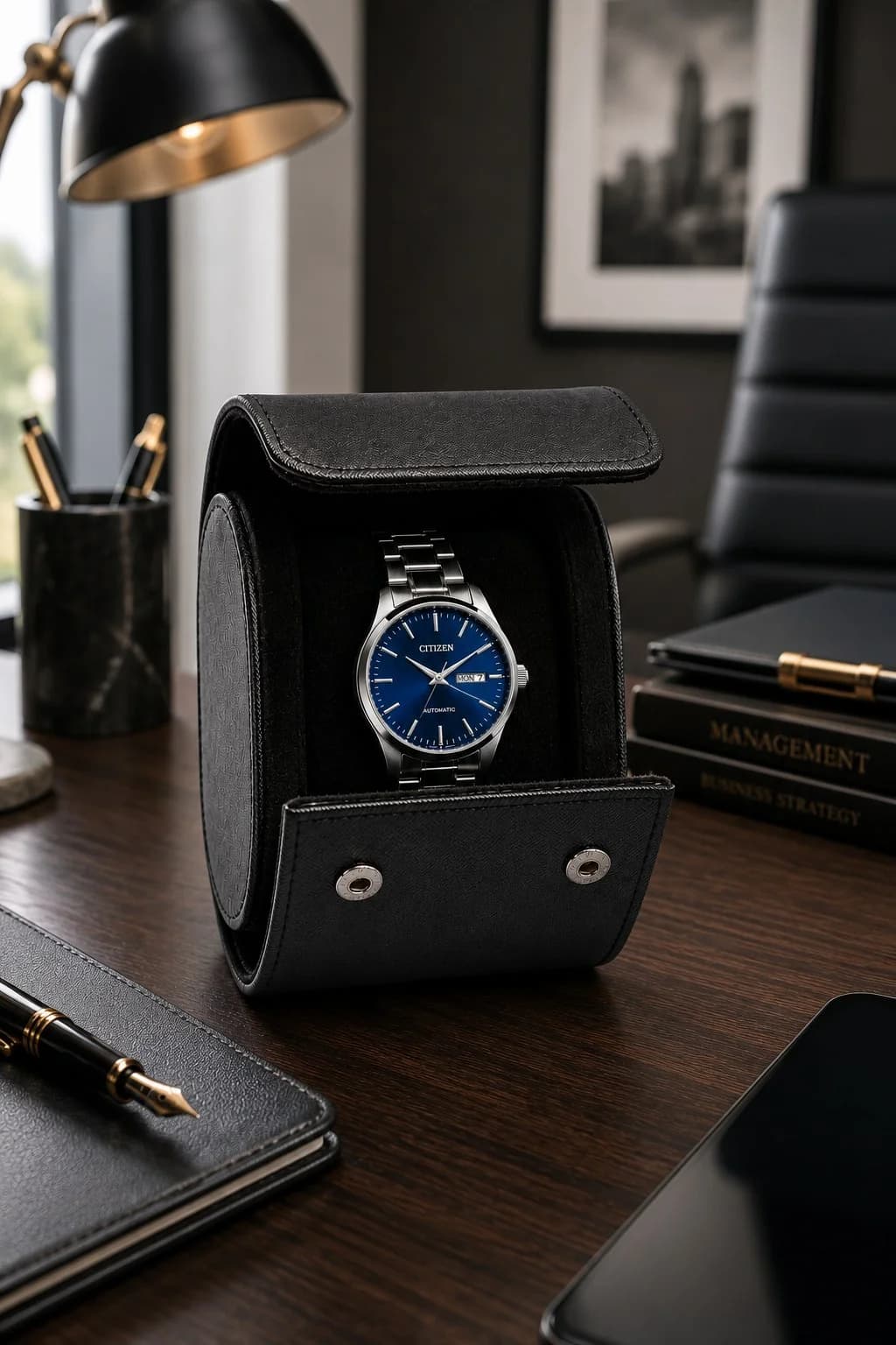 Profil de la montre Gasmann 260527-06, boîtier noir