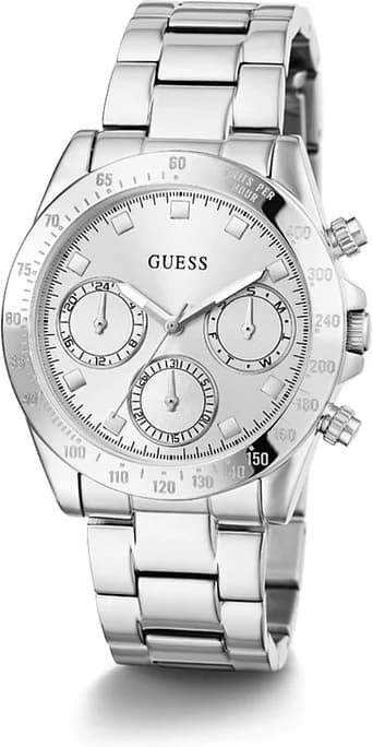 Profil de la montre Guess GW0314L1, boîtier argent