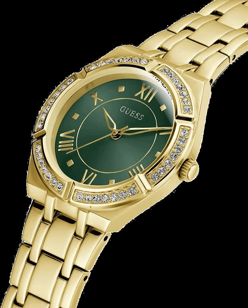 Profil de la montre Guess GW0033L8, boîtier or