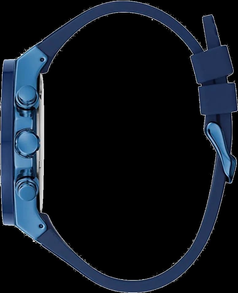 Profil de la montre Guess GW0057G3, boîtier bleu