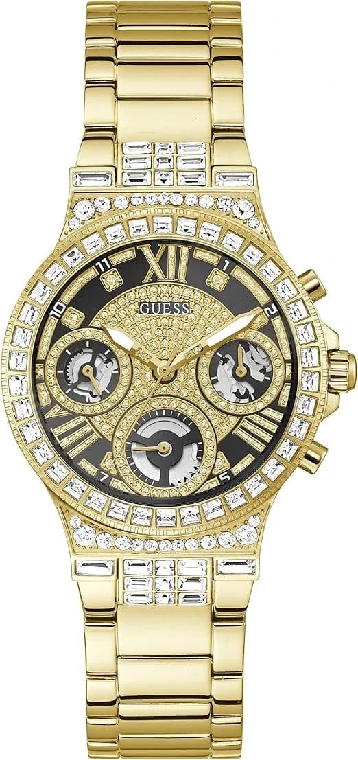 Montre femme Guess GW0320L5, luxueuse boîtier strass