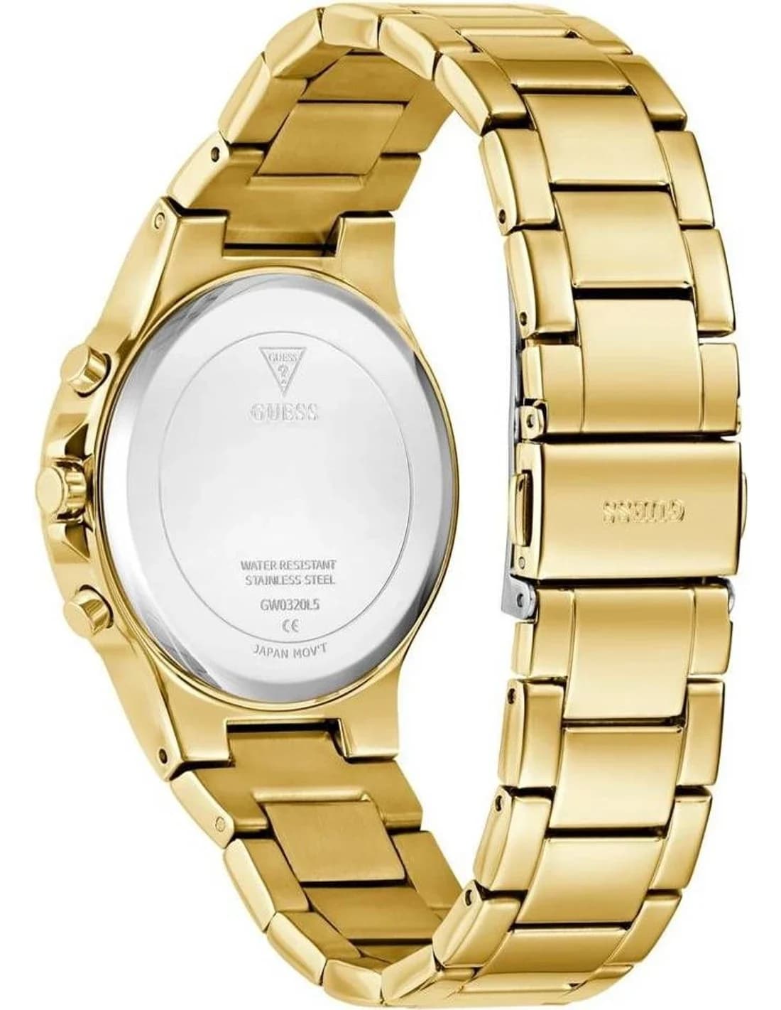 Cadran or de la montre Guess GW0320L5 en détail