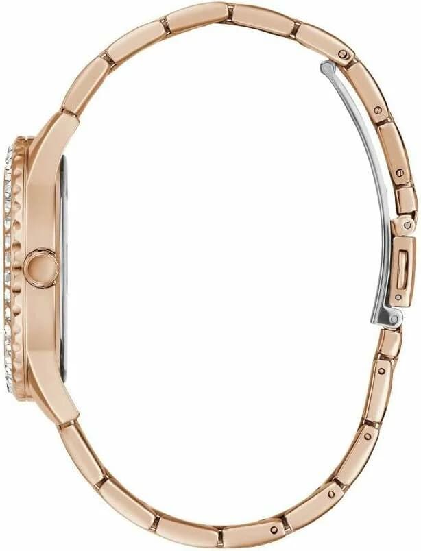 Cadran bicolore de la montre Guess GW0405L3 en détail