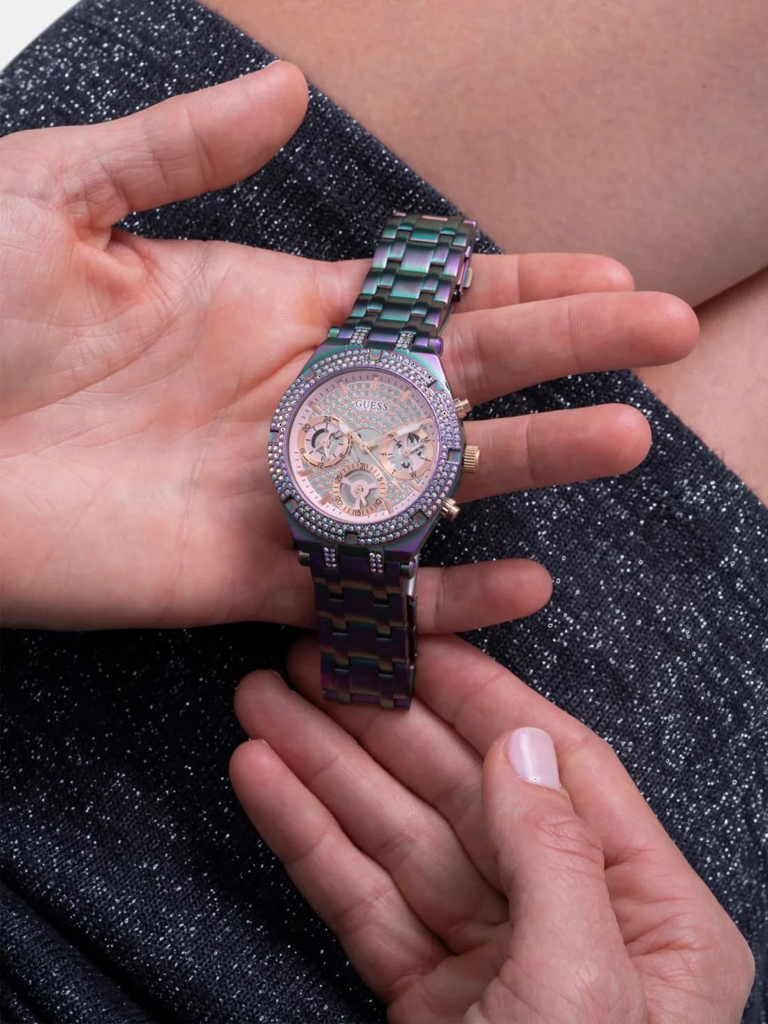Bracelet acier de la montre Guess GW0440L3
