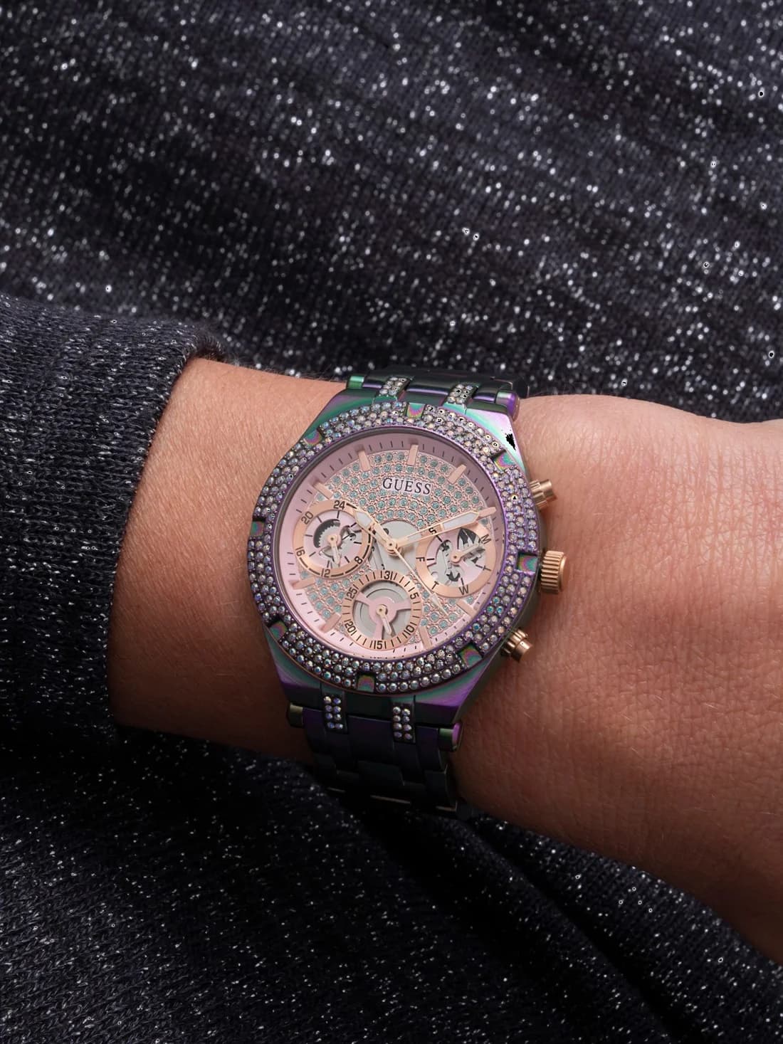 Bracelet acier de la montre Guess GW0440L3