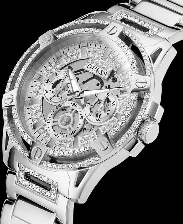 Profil de la montre Guess GW0497G1, boîtier argent