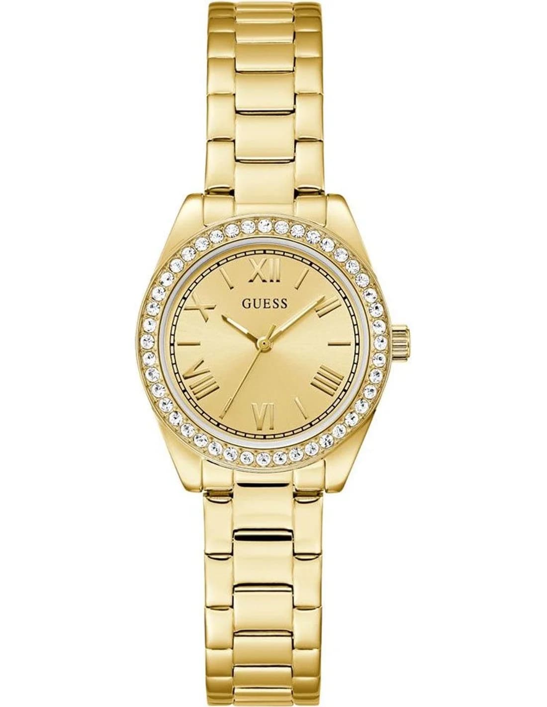 Montre femme Guess GW0841L7, au cadran doré et bracelet acier
