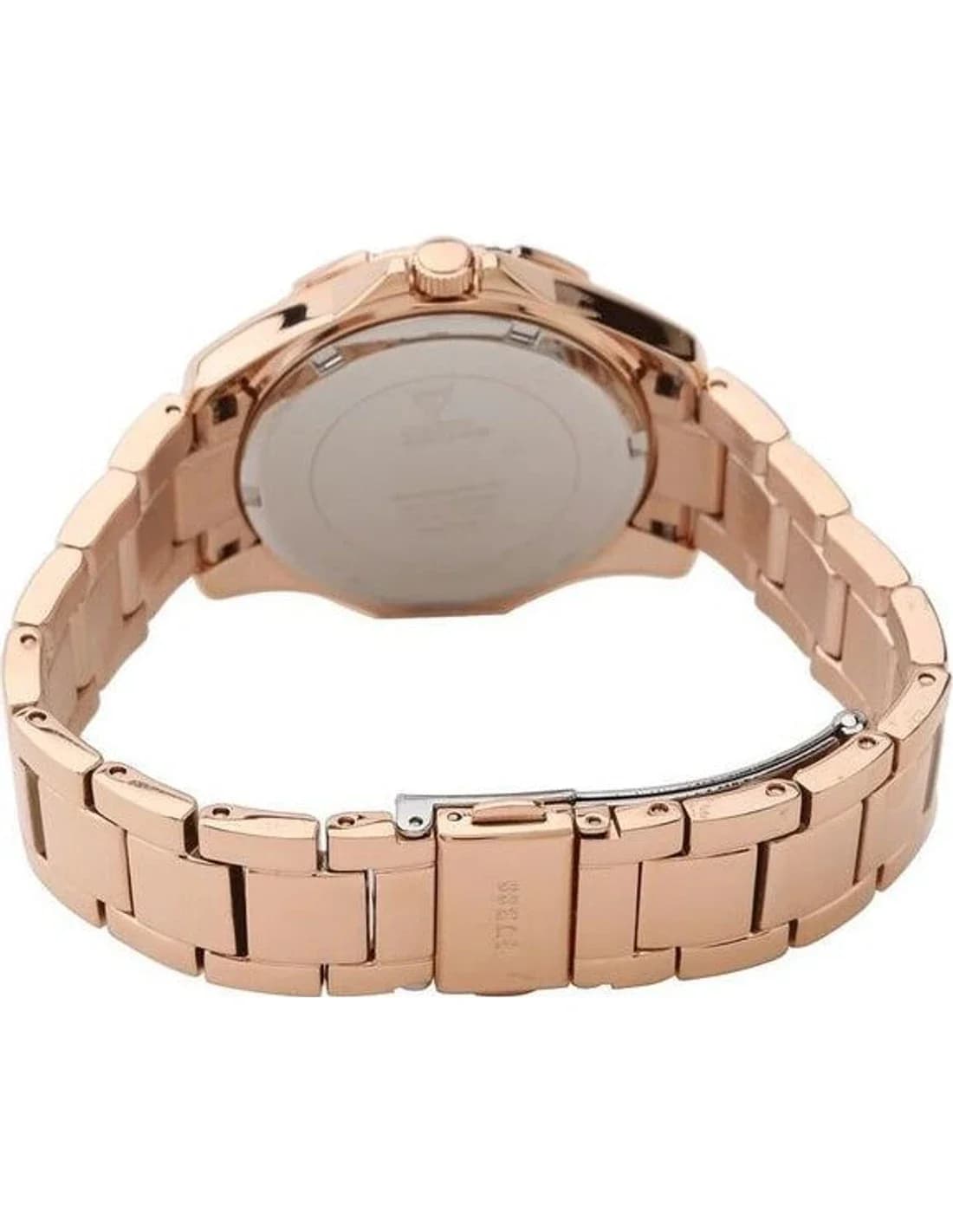 Profil de la montre Guess W0231L7, boîtier or rose