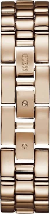 Bracelet Guess W0638L4 en métal or rose à maillons, fermoir déployante, finition brillante