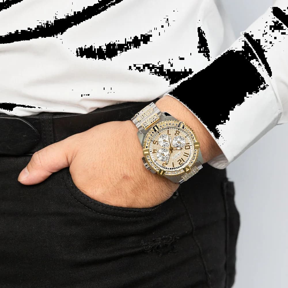Bracelet acier de la montre Guess W0799G4
