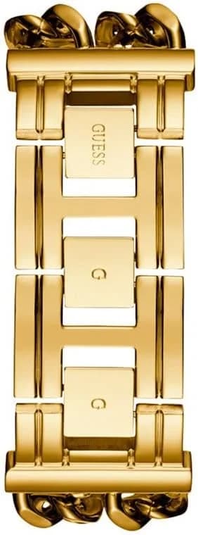 Cadran or de la montre Guess W1117L2 en détail