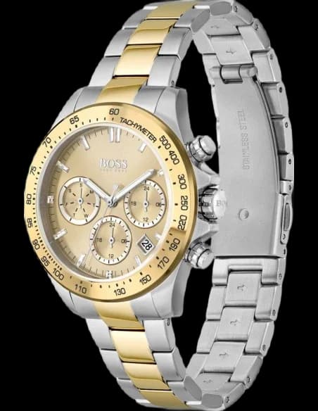 Profil de la montre Hugo Boss 1502618, boîtier or rose
