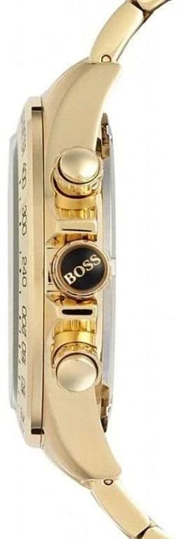 Cadran bleu de la montre Hugo Boss 1513340 en détail
