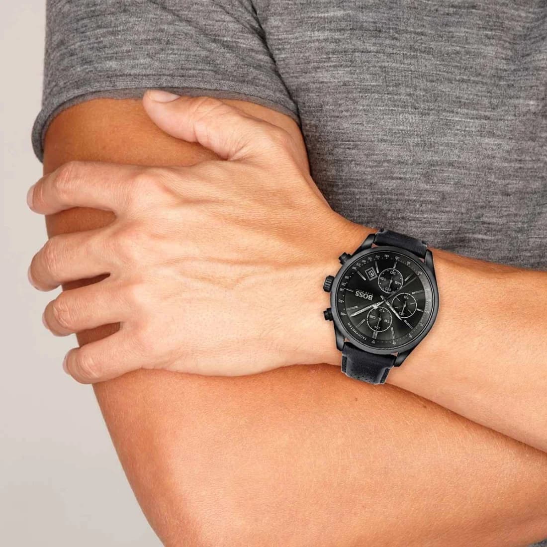 Bracelet cuir de la montre Hugo Boss 1513474