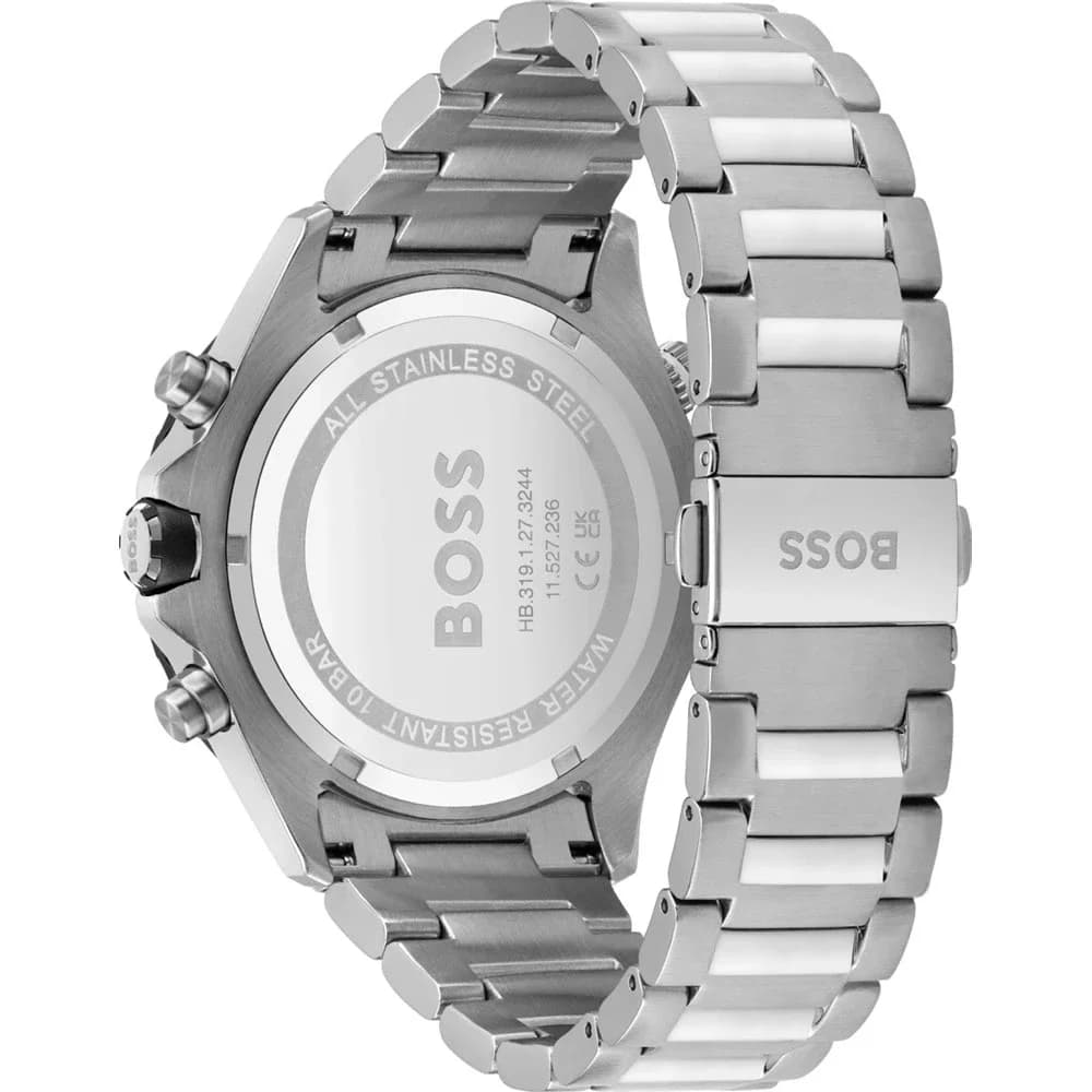 Cadran vert de la montre Hugo Boss 1513930 en détail