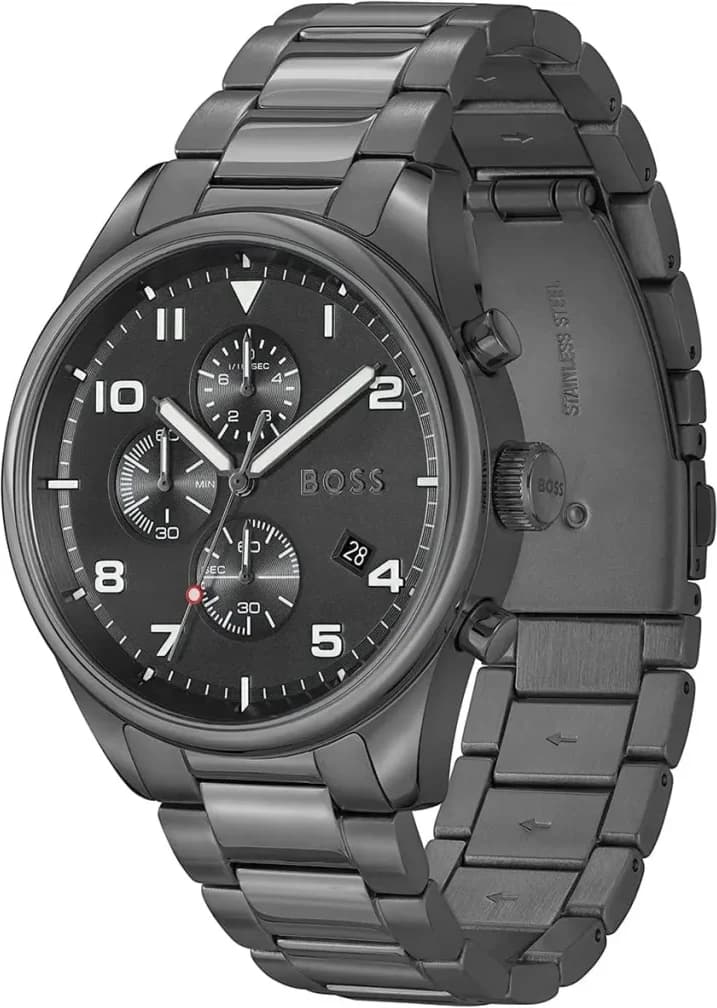 Profil de la montre Hugo Boss 1513991, boîtier gris