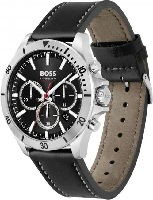 Cadran Hugo Boss 1514055 avec compteurs chronographe et aiguilles luminescentes