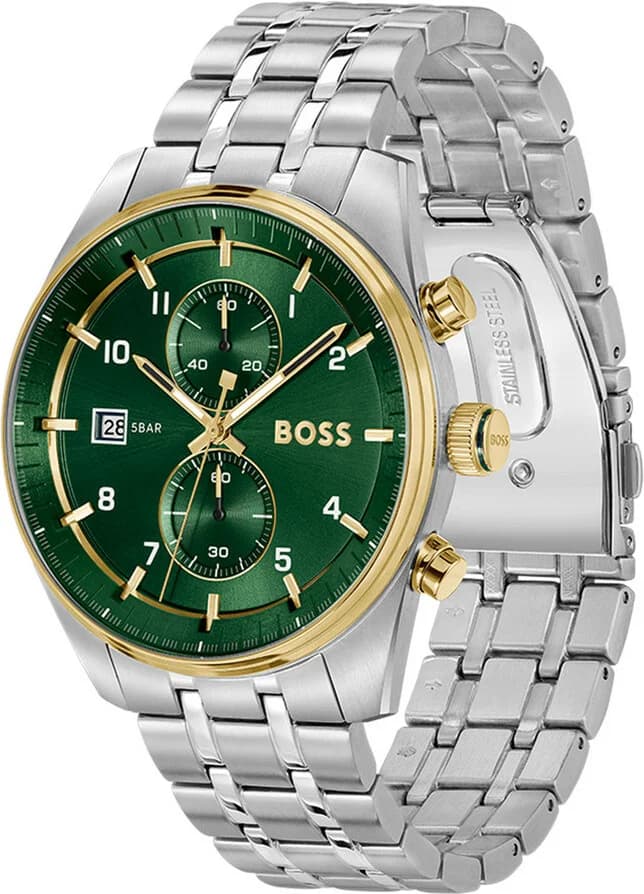 Profil de la montre Hugo Boss 1514195, boîtier bicolore