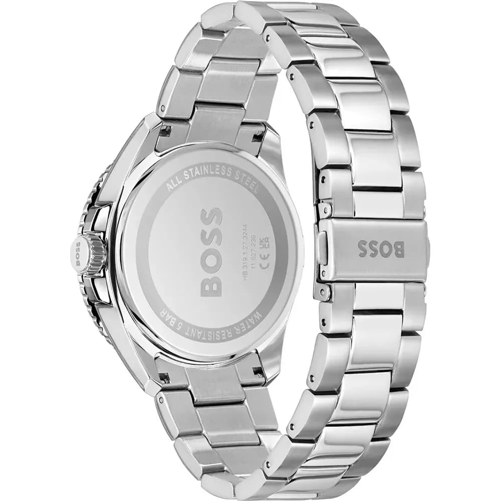 Cadran vert de la montre Hugo Boss 1514208 en détail