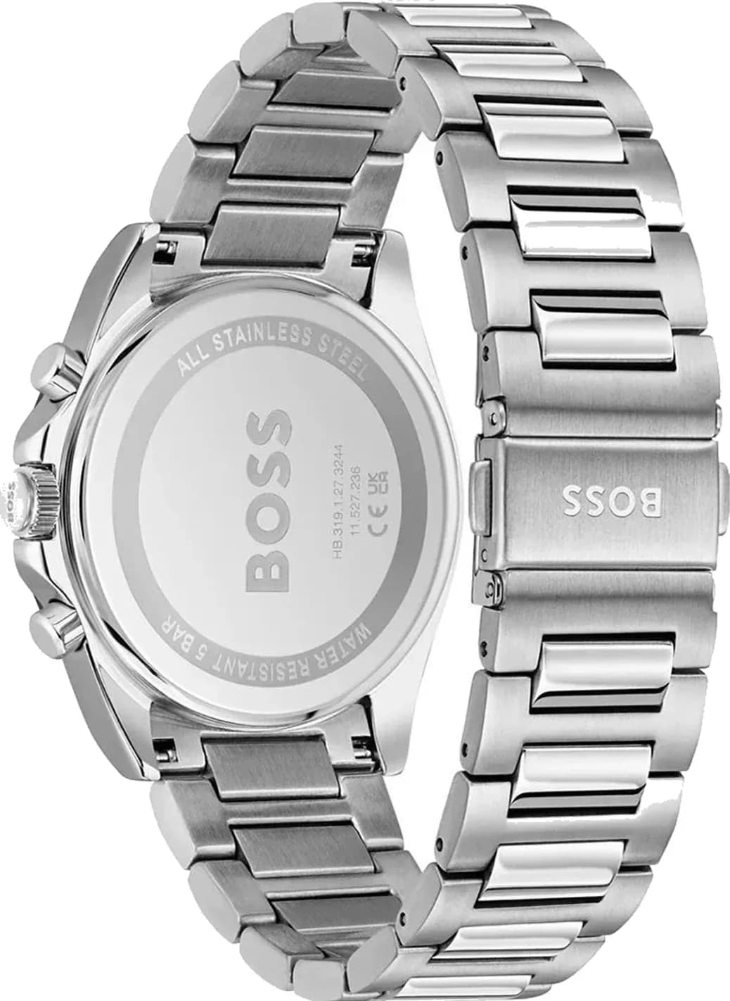 Cadran vert de la montre Hugo Boss 1514241 en détail