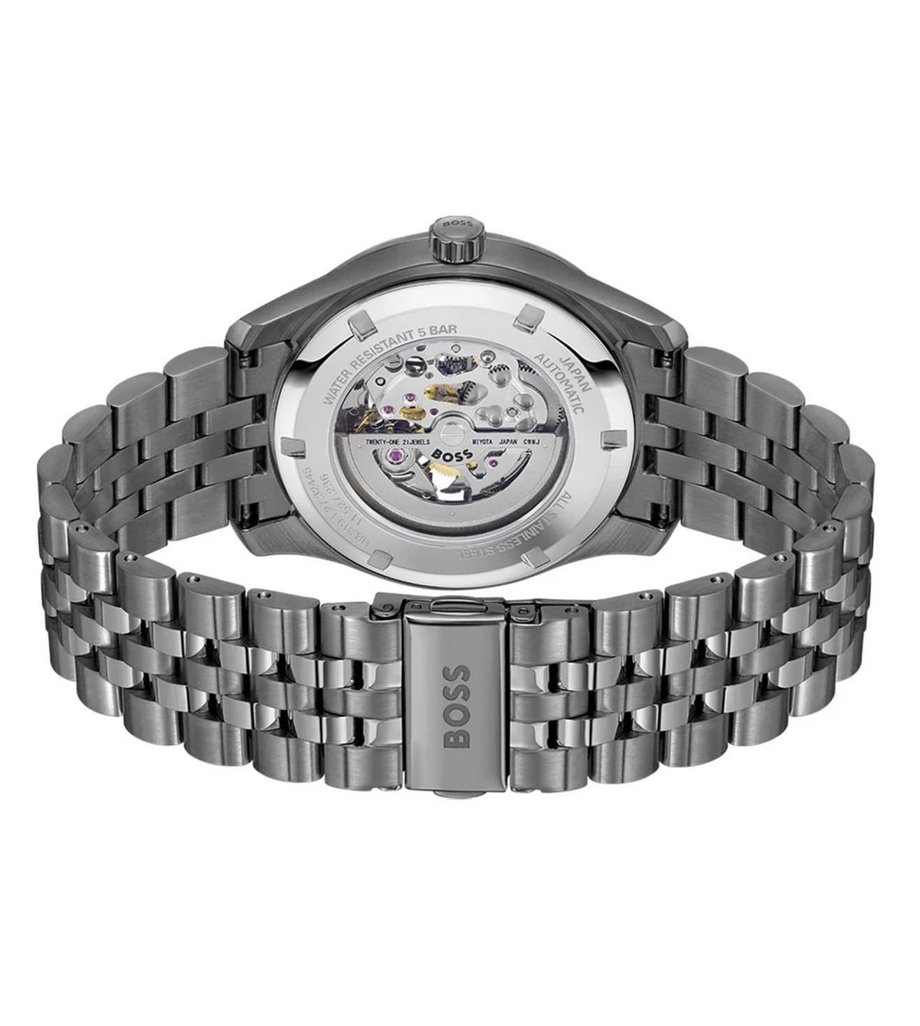 Cadran bleu de la montre Hugo Boss 1514254 en détail