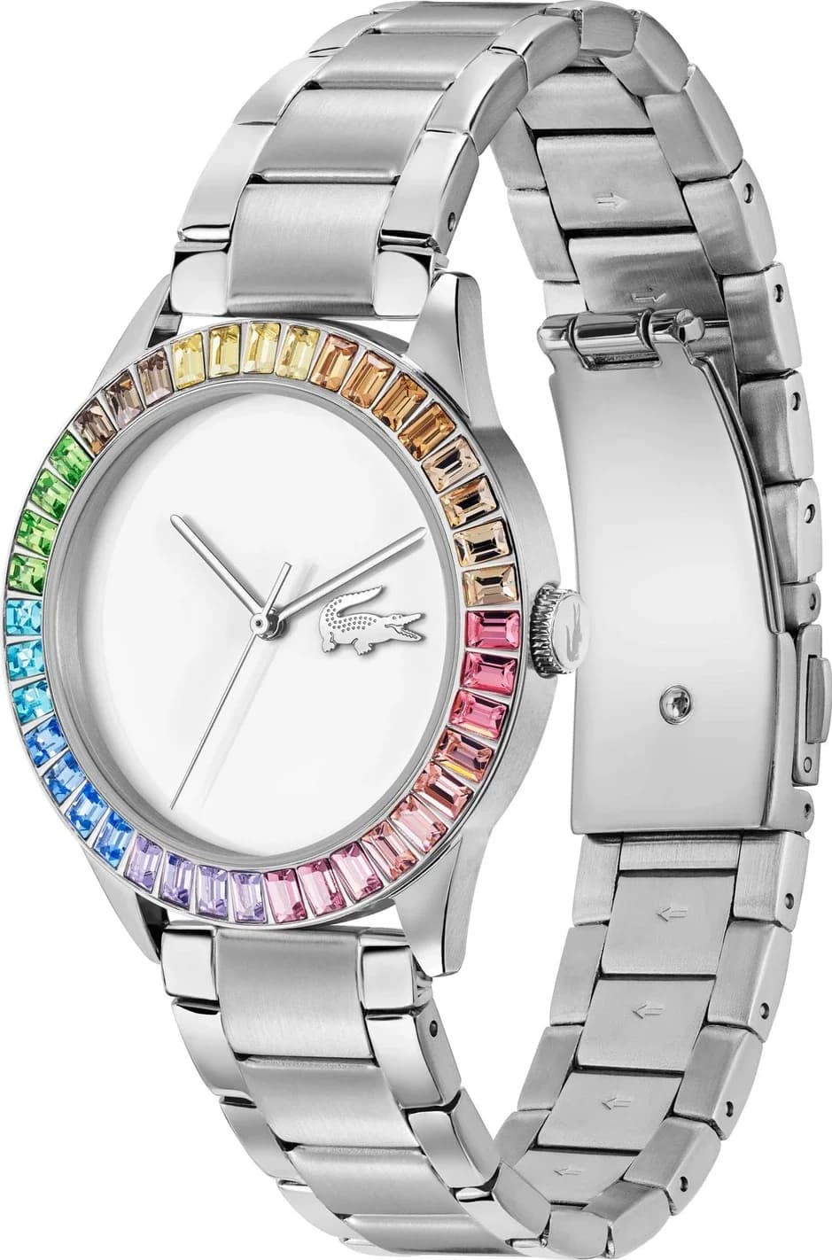 Profil de la montre Lacoste 2001409, boîtier argent