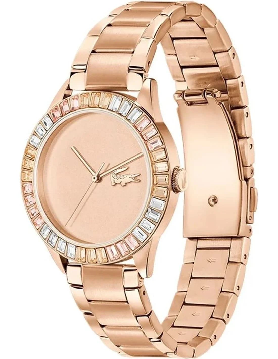 Profil de la montre Lacoste 2001412, boîtier or rose