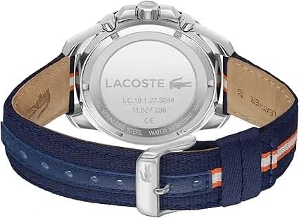 Cadran bleu de la montre Lacoste 2011339 en détail