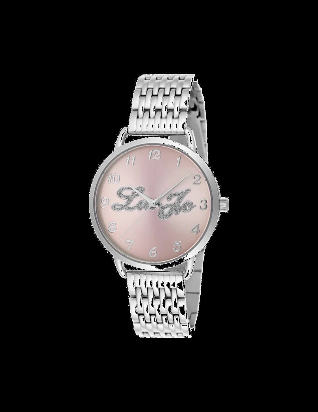 Montre femme Liu Jo Luxury TLJ1031, cadran rose avec bracelet acier