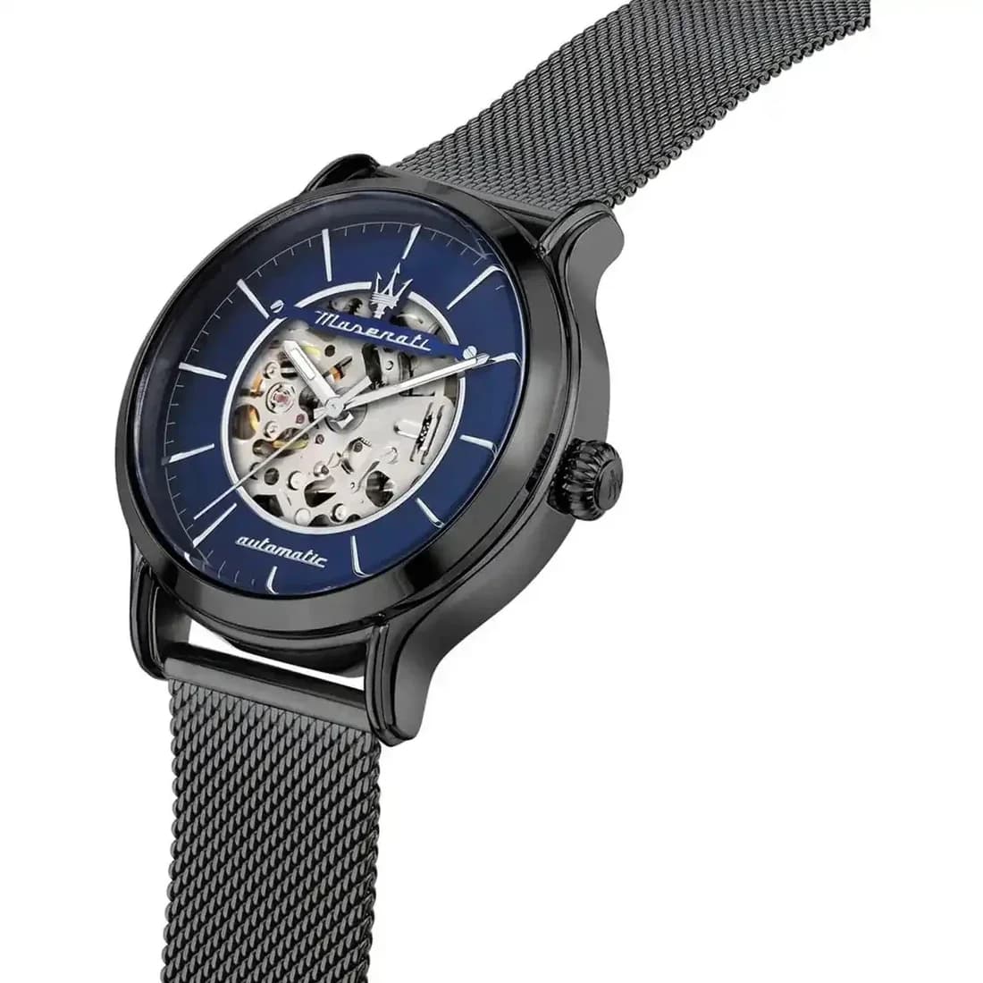 Profil de la montre Maserati R8823118002, boîtier noir