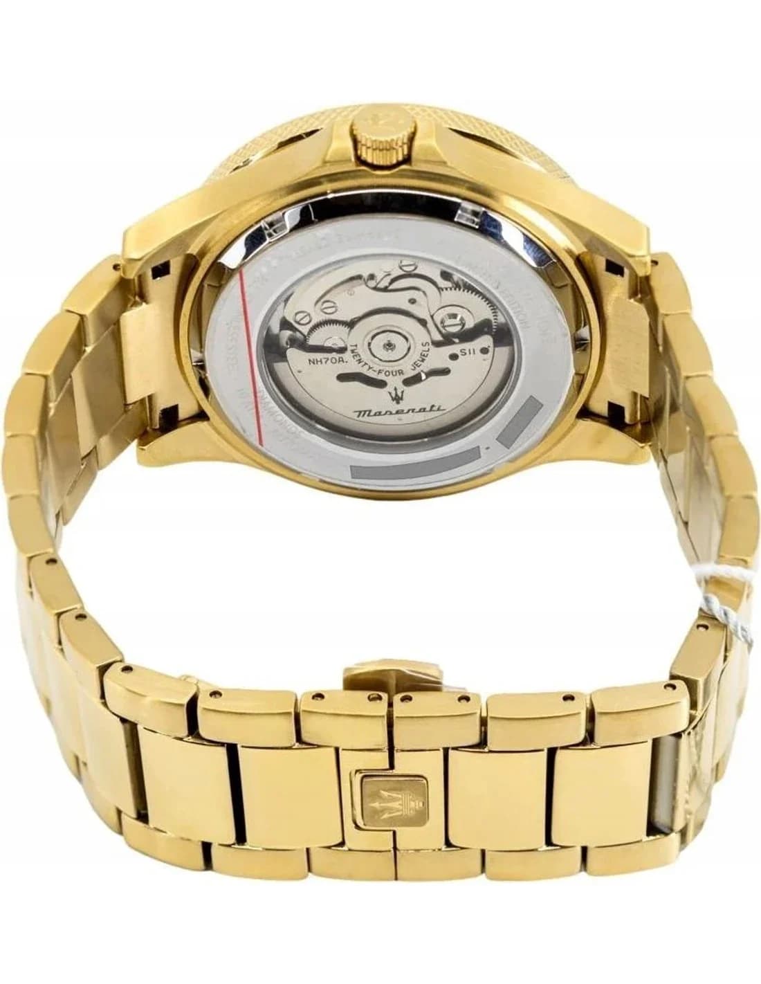Cadran noir de la montre Maserati R8823140003 en détail