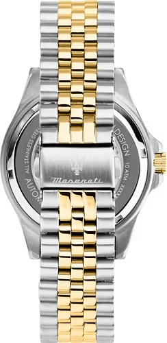 Cadran noir de la montre Maserati R8823140010 en détail
