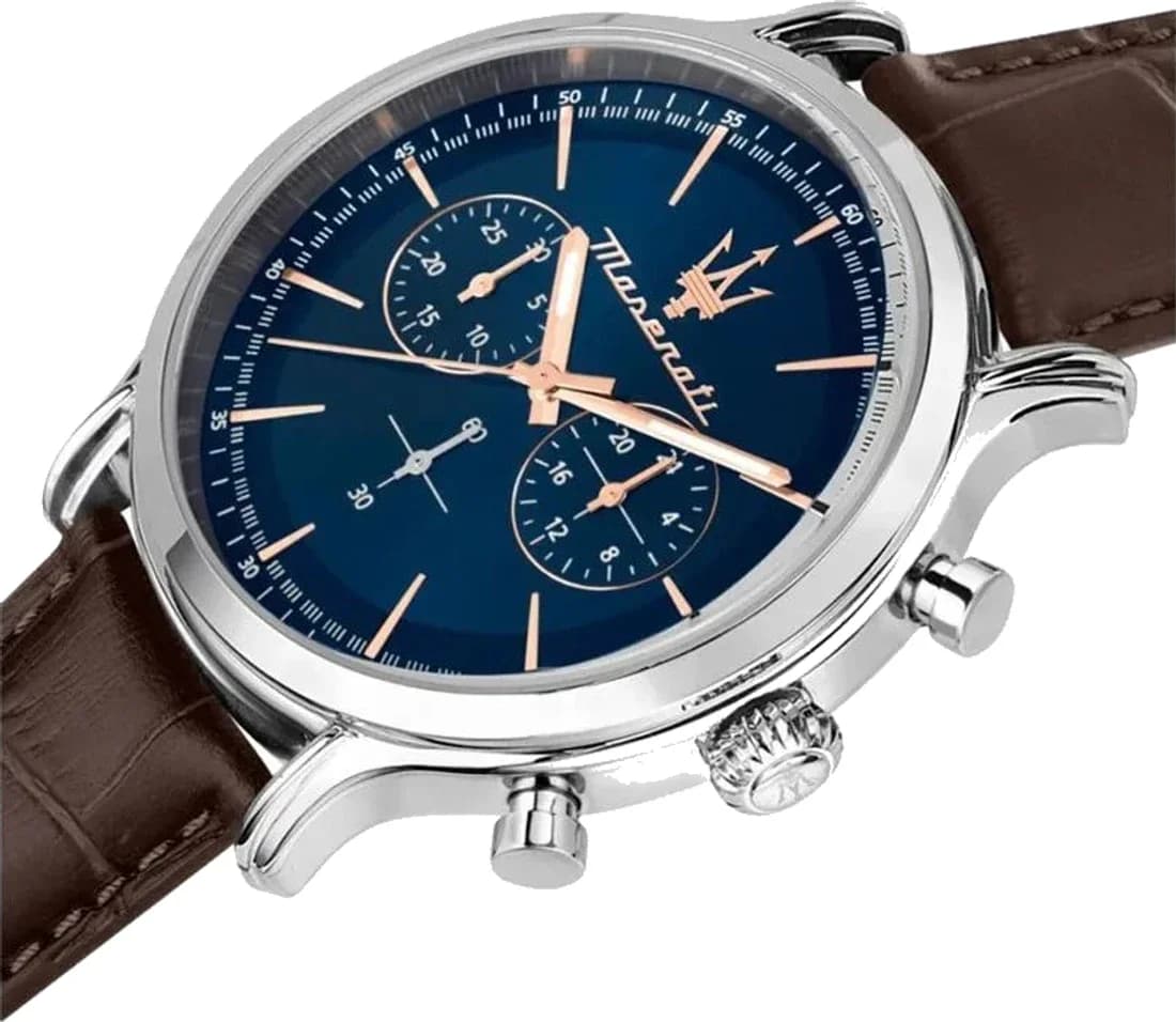 Profil de la montre Maserati R8871618014, boîtier argent