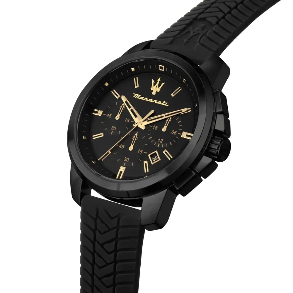 Profil de la montre Maserati R8871621011, boîtier noir
