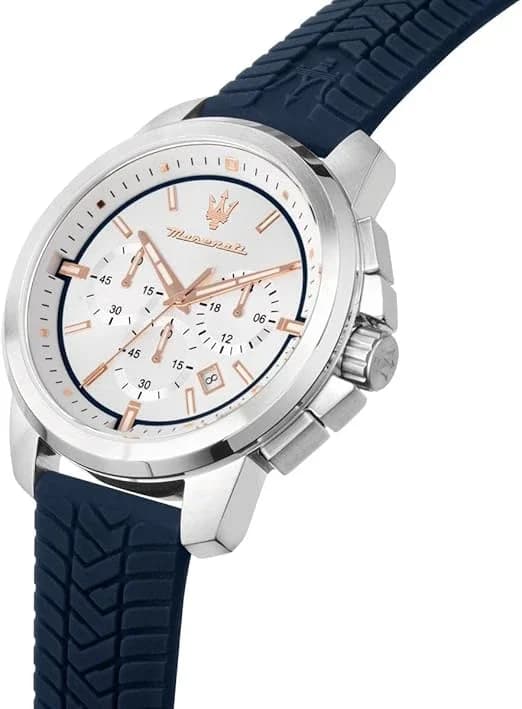 Profil de la montre Maserati R8871621013, boîtier argent