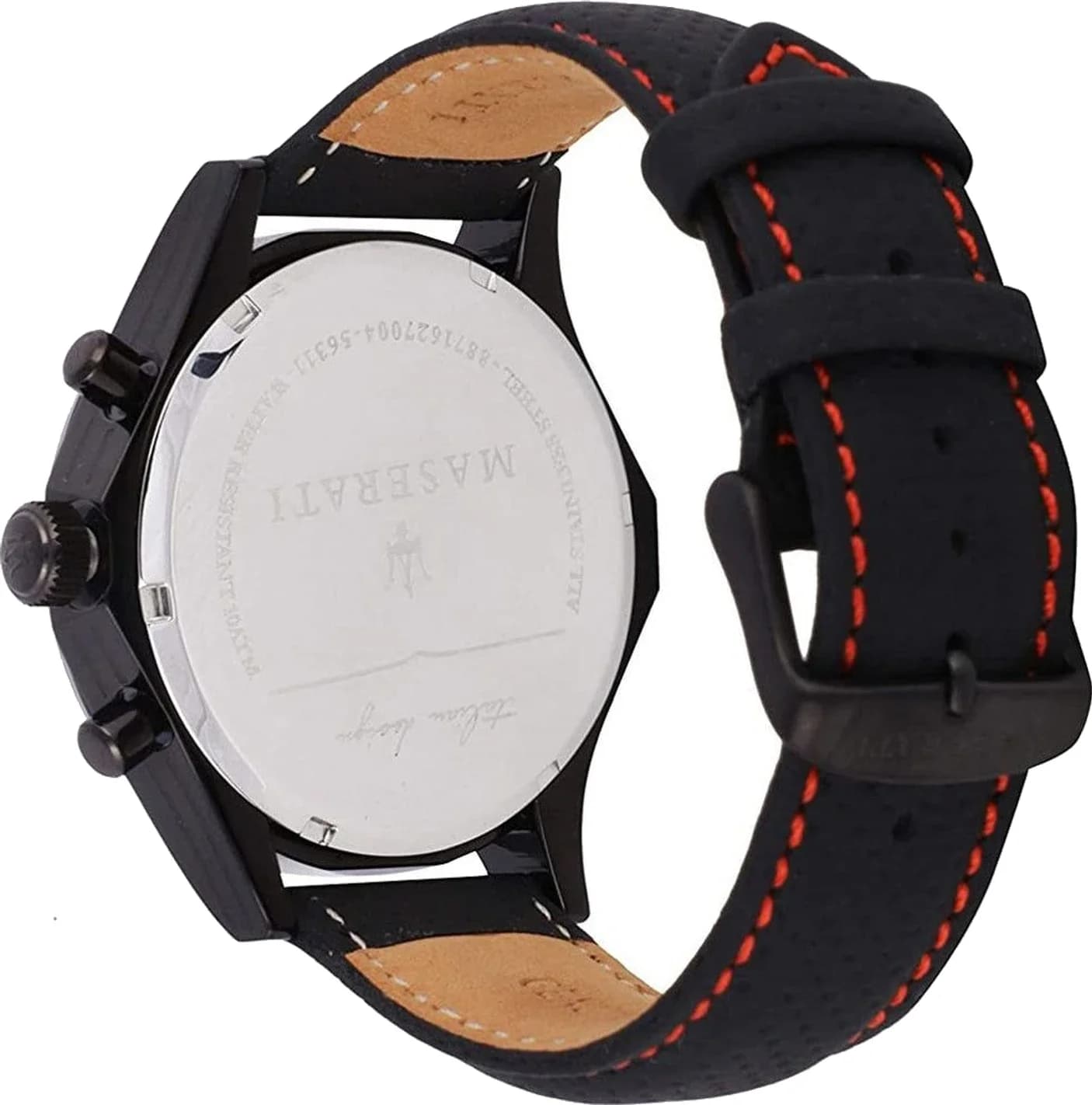 Profil de la montre Maserati R8871627004, boîtier noir