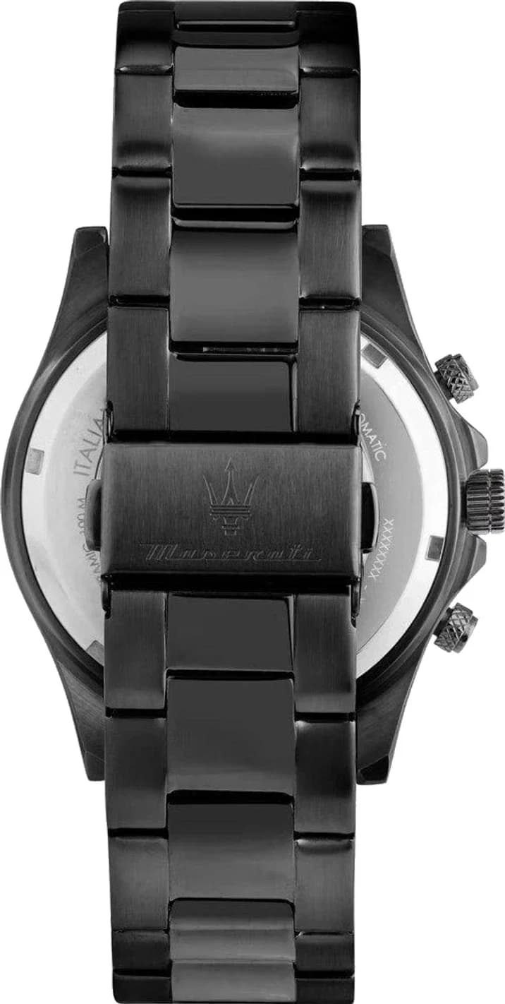 Cadran bleu de la montre Maserati R8873600005 en détail
