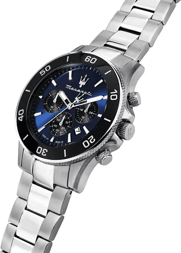 Montre Maserati R8873600009 en Acier Argenté et Cadran Bleu vue 2