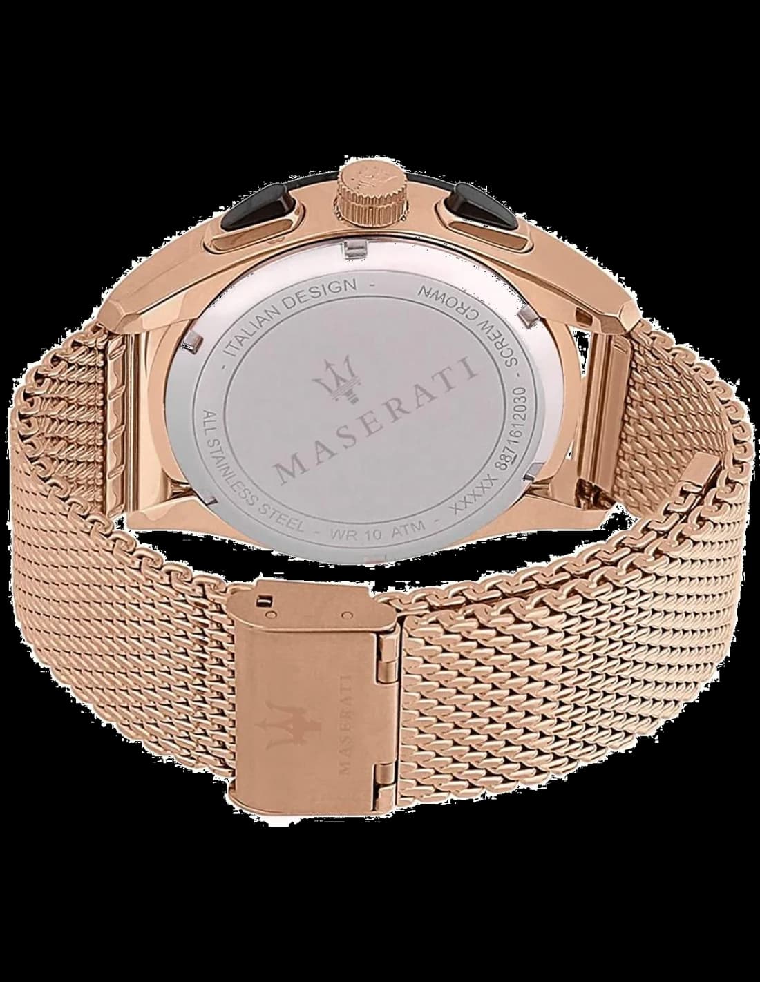 Profil de la montre Maserati R8873612011, boîtier or rose