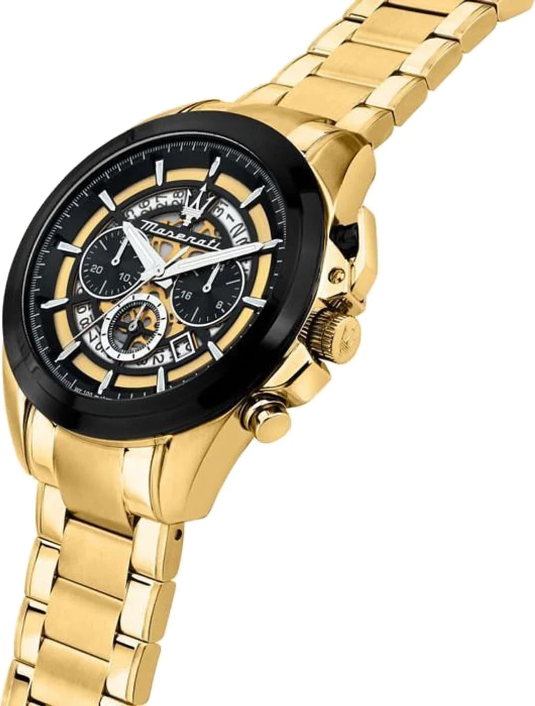 Profil de la montre Maserati R8873612058, boîtier or