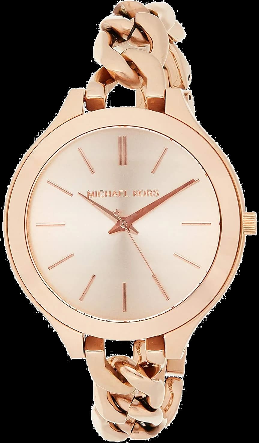Montre Michael Kors MK3223 femme cadran or rose bracelet acier