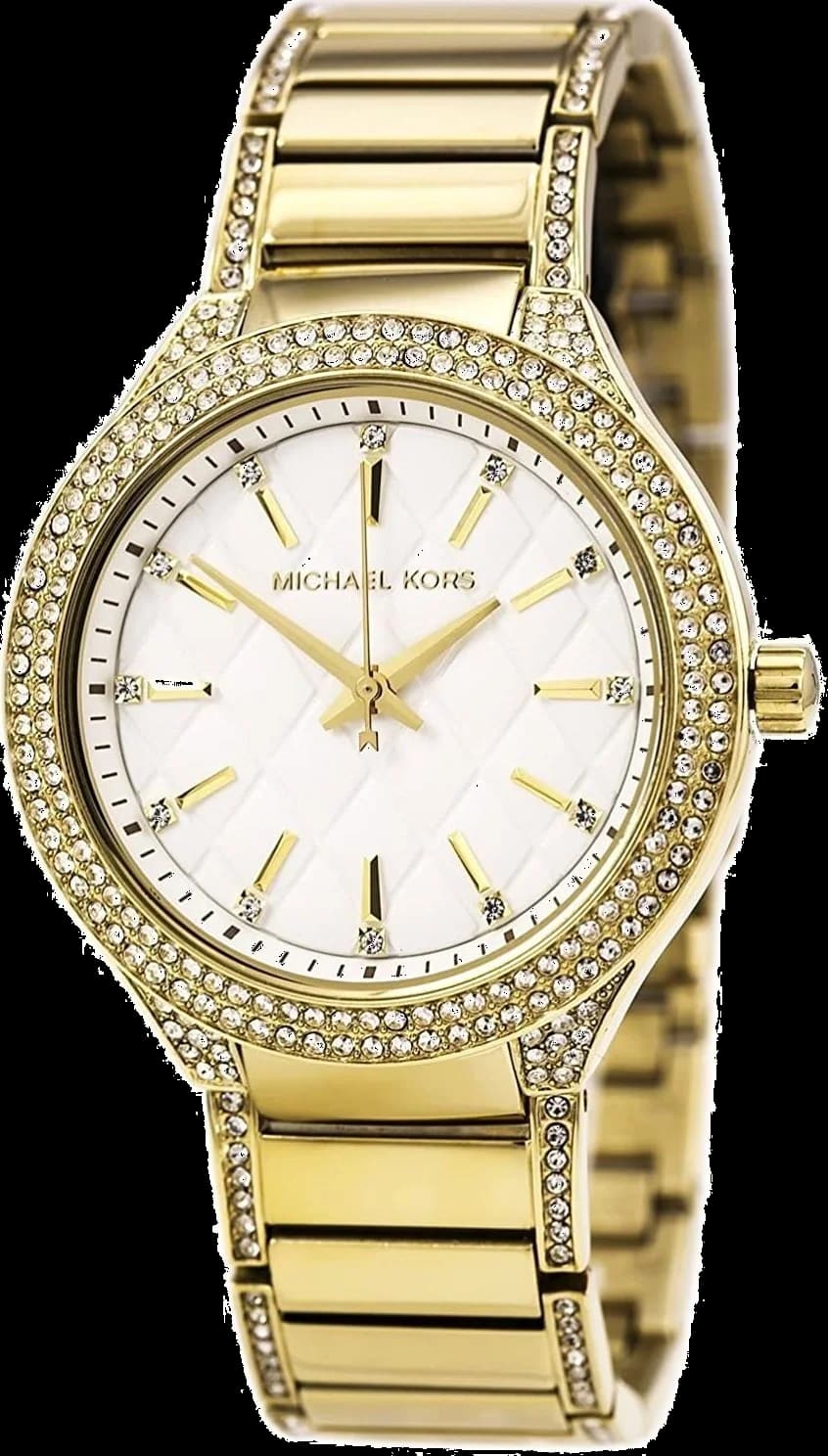 Montre femme Michael Kors MK3347, bracelet acier or jaune