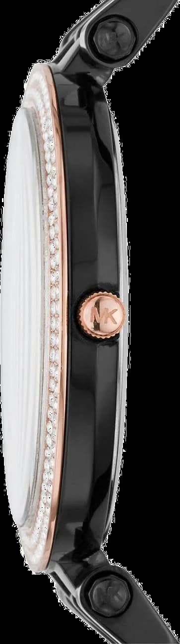 Profil de la montre Michael Kors MK3407, boîtier or rose