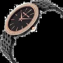 Cadran noir de la montre Michael Kors MK3407 en détail