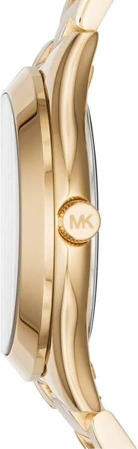 Montre Michael Kors MK3477 Runway en Acier Doré Jaune 42 mm vue 2