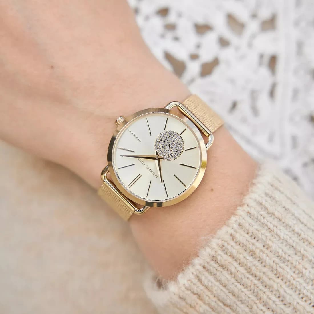 Bracelet acier de la montre Michael Kors MK3844