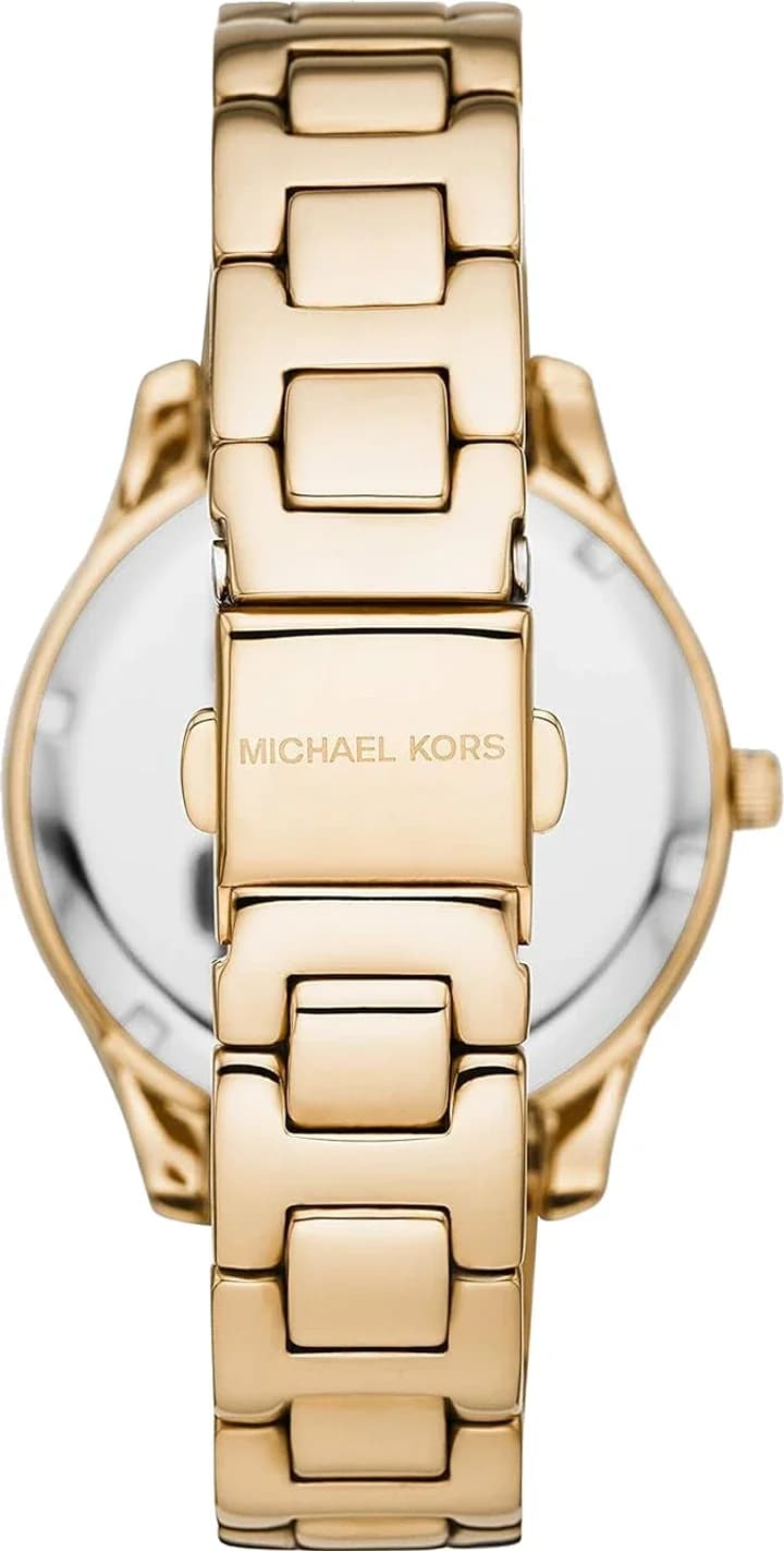 Profil de la montre Michael Kors MK4555, boîtier or